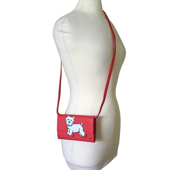 Marc Tetro Handbags - NEW Marc Tetro Westie West Highland Terrier Dog Breed Crossbody Bag Card Holder